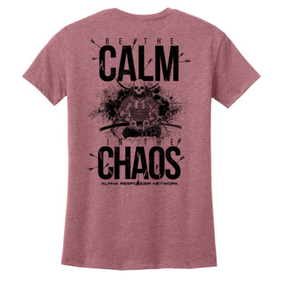 LIMITED EDITION: WOMEN'S - CALM IN THE CHAOS - Next Level 60/40 Blend tee Thumbnail